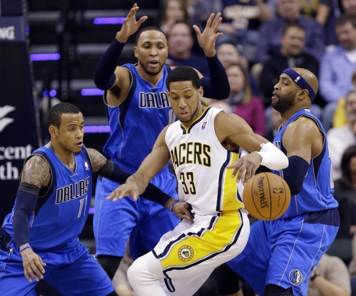 The Indiana Pacers traded forward Danny Granger (33) to the Philadelphia 76ers last week.