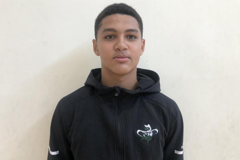 Freshman Marcus Adams contributed three threes in Narbonne's 50-48 semifinal win over Granada Hills.
