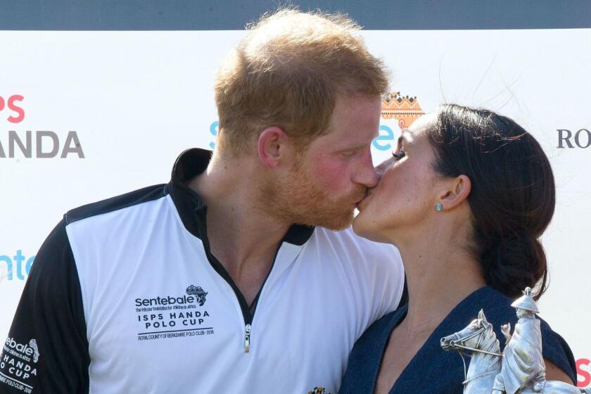 Mandatory Credit: Photo by REX/Shutterstock (9771301c) Prince Harry and Meghan Duchess of Sussex Sentebale ISPS Handa Polo Cup, Berkshire Polo Club, UK - 26 Jul 2018