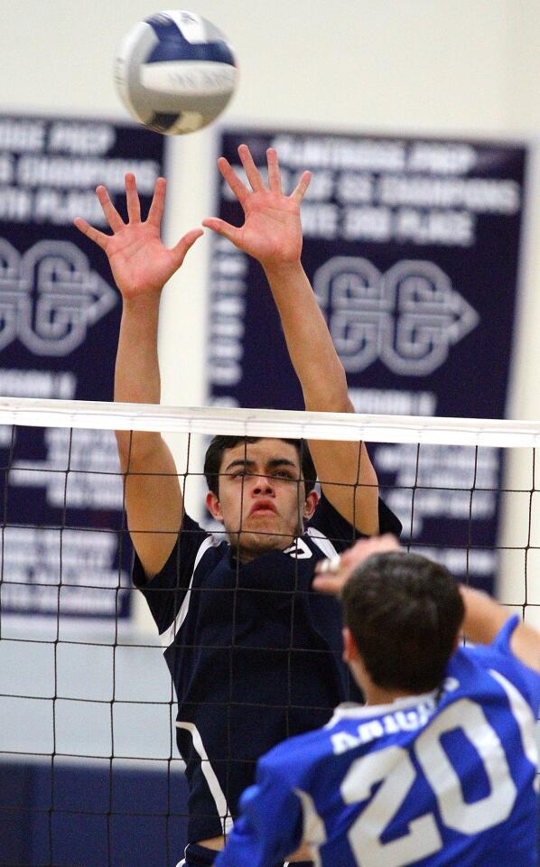 Photo Gallery: First round CIF boys volleyball, Flintridge Prep vs. Nuview Bridge