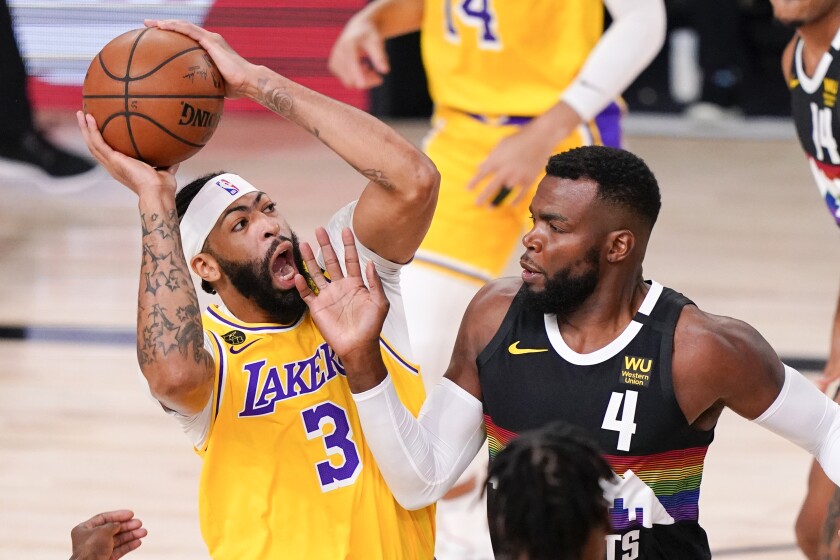 Lakers Defeat Nuggets In Game 4 To Take 3 1 Series Lead Los Angeles Times