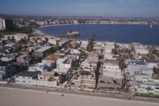 Mission Beach is where short-term rentals are concentrated.
