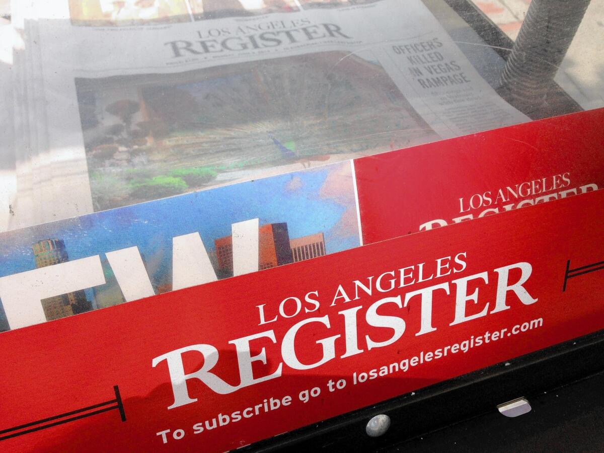 In the last 10 months, Orange County Register parent Freedom Communications Inc. purchased the Riverside Press-Enterprise and launched two new papers, the Long Beach Register and Los Angeles Register.
