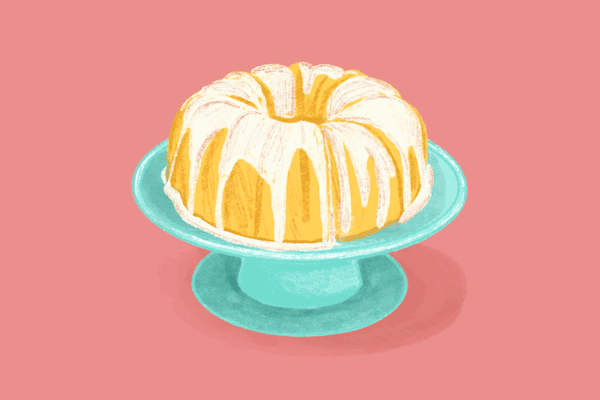 Classic pound cake is ideal for outdoor dining.