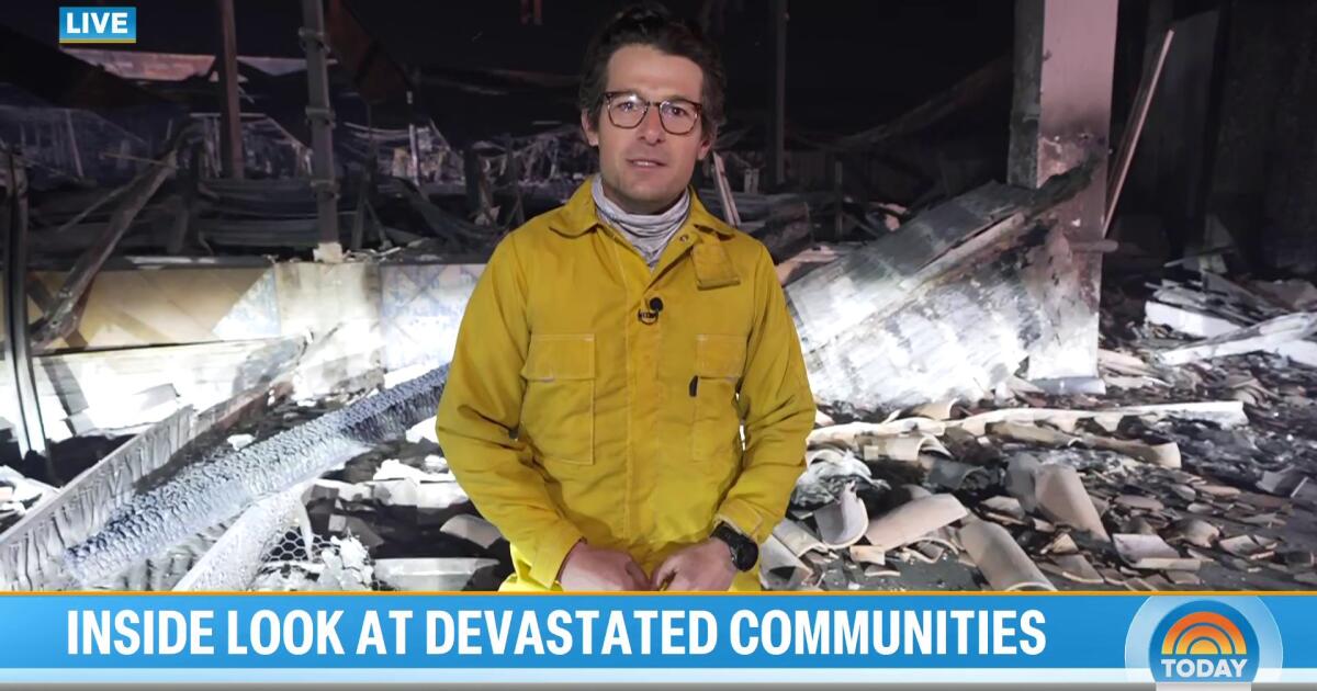 For TV reporters covering fires in L.A., the tragedy gets personal