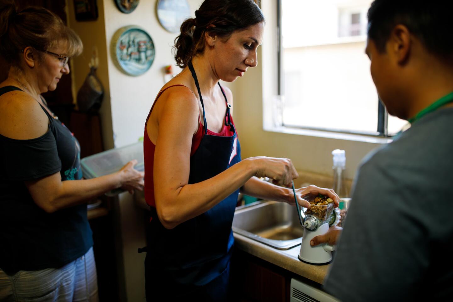 League of Kitchens cooking class