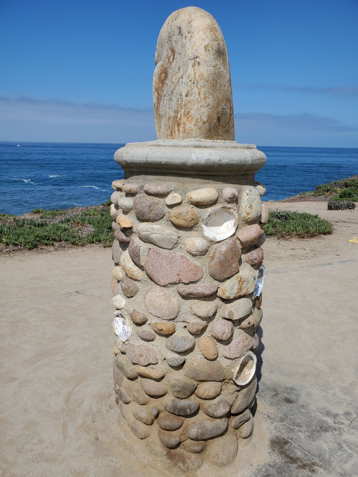 Pedestal on Coast Boulevard near Coast Boulevard South