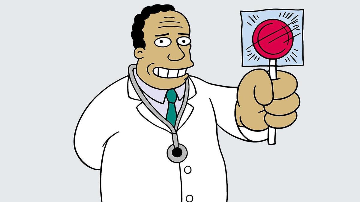 Dr. Hibbert from 'The Simpsons'