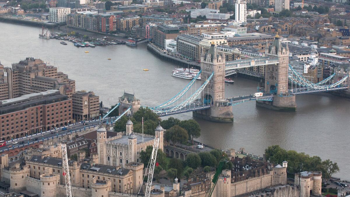 A view of London. Britain publishes many, many books, a new report finds.