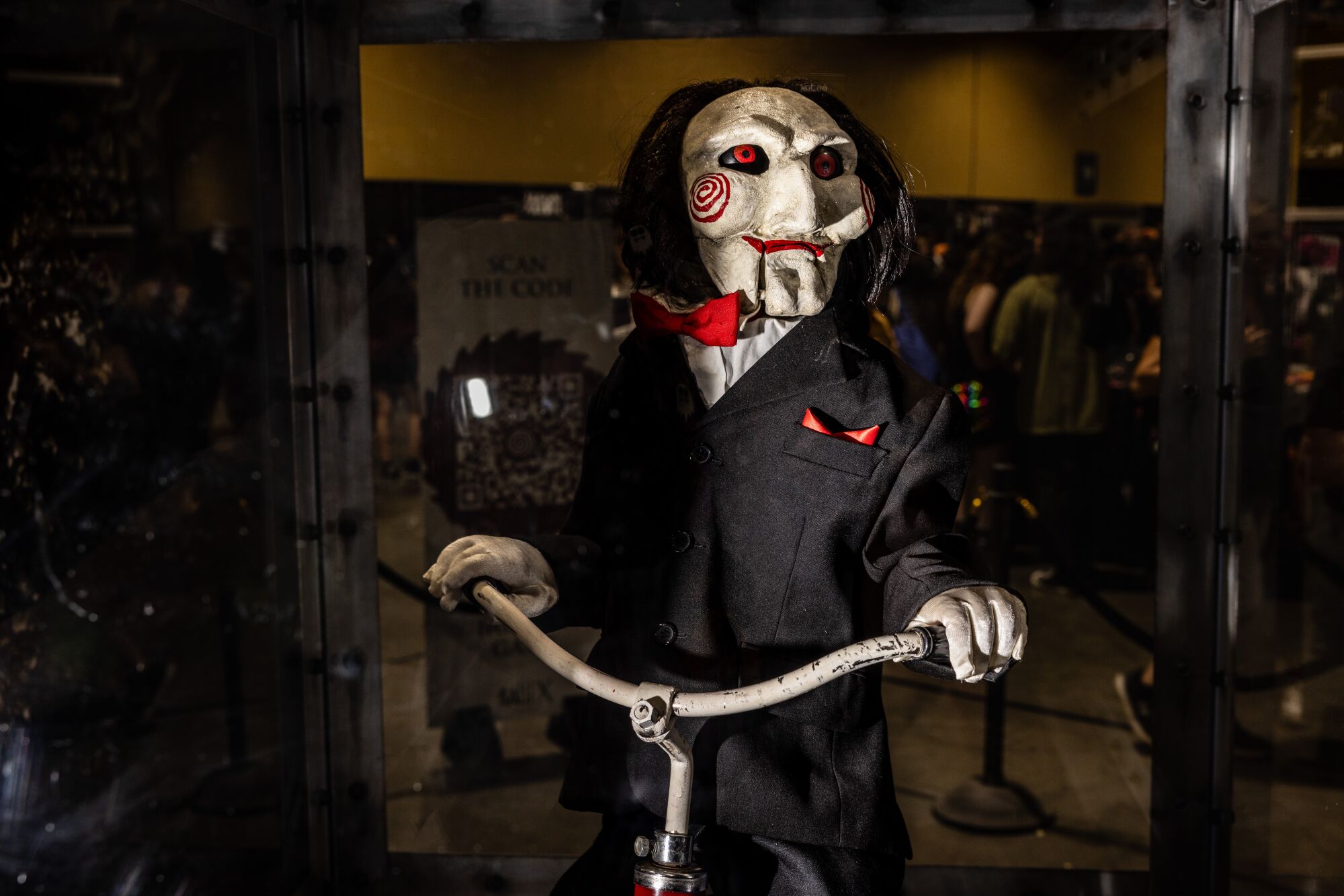 Billy the Puppet, from the "Saw" horror film franchise.