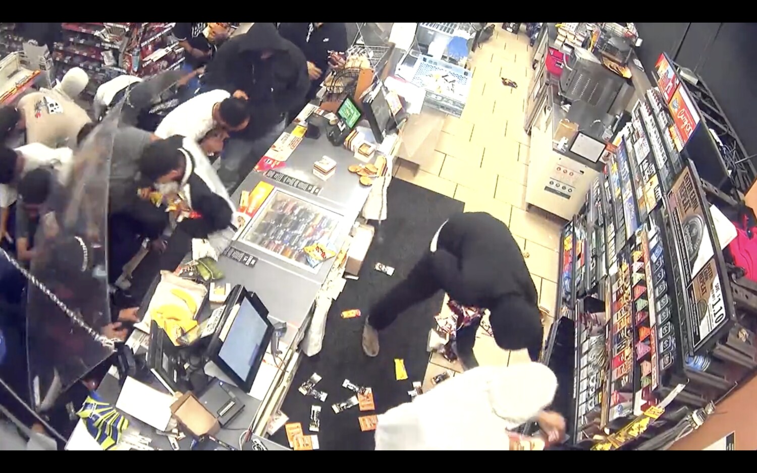L.A. street takeover participants ransacked 7-Eleven, LAPD says
