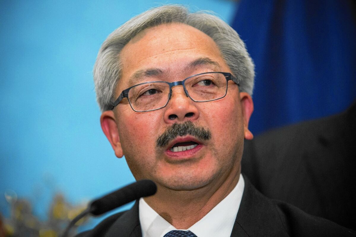 San Francisco Mayor Edwin Lee thanked the accrediting committee for its decision to allow City College to remain open.