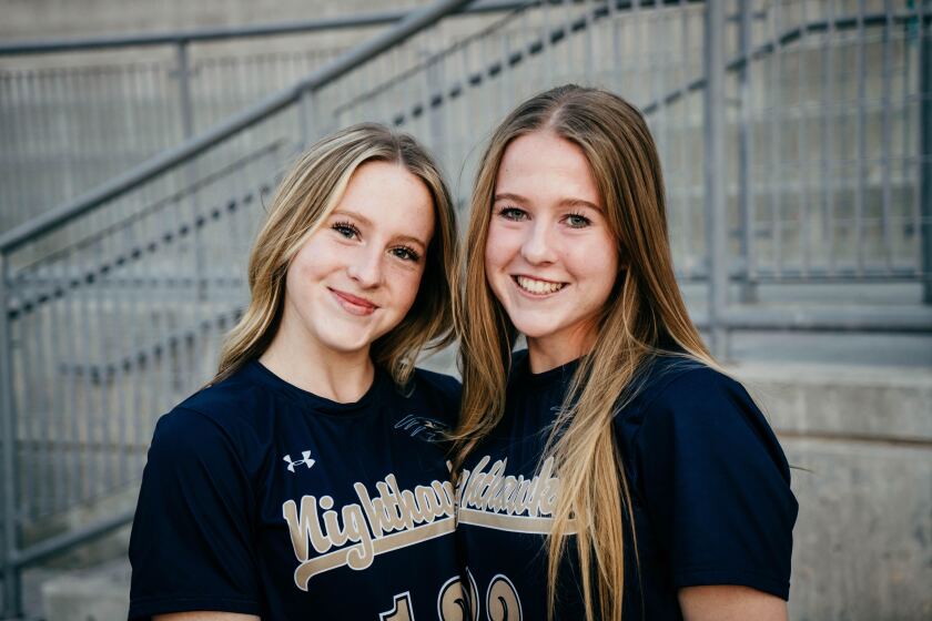 Del Norte High School was led this season by Nicole Anderson, left, and her twin sister Addie