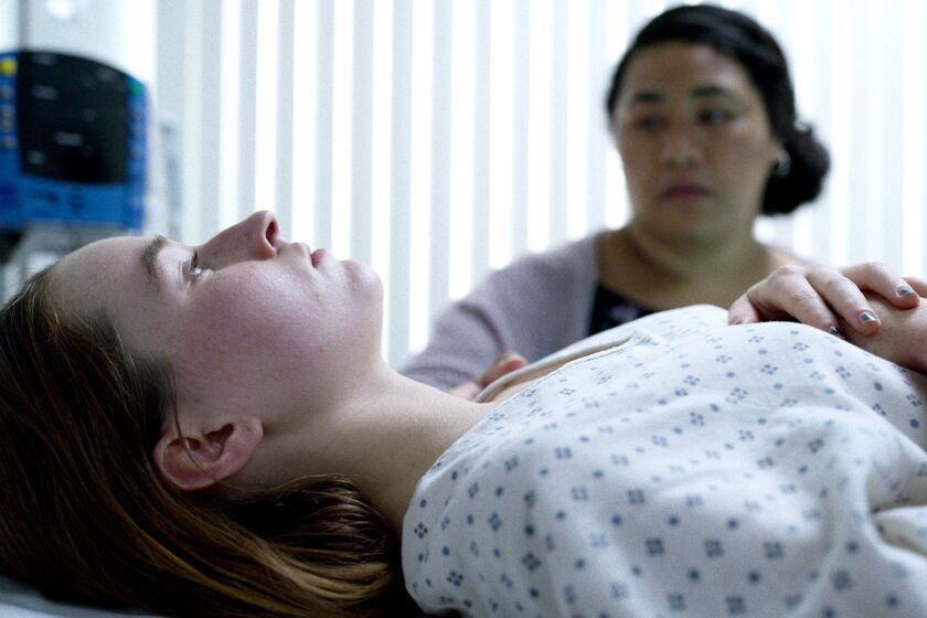Kaitlyn Dever in a scene from "UNBELIEVABLE" on Netflix.