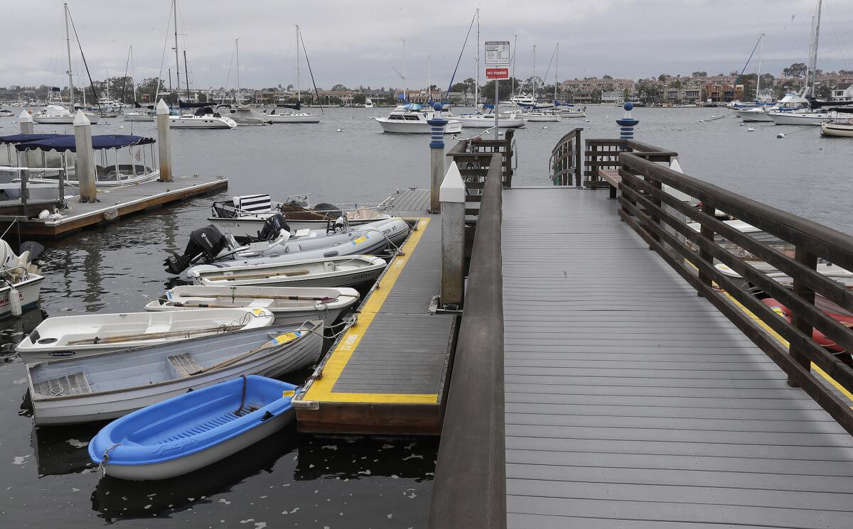 Newport Beach is replacing and reconfiguring the floats at 10 of the city's public piers.