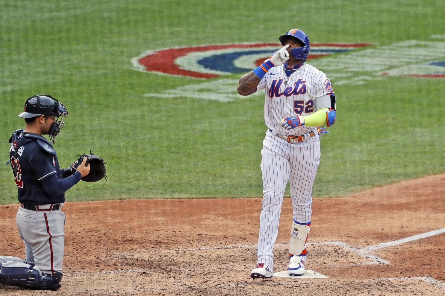 Céspedes homers as DH in return, Mets edge Braves 1-0 - The San Diego  Union-Tribune