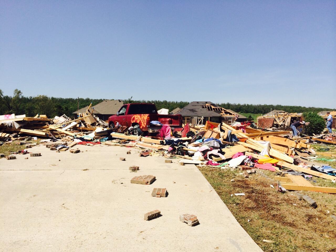 Vilonia, Ark. tornado damage