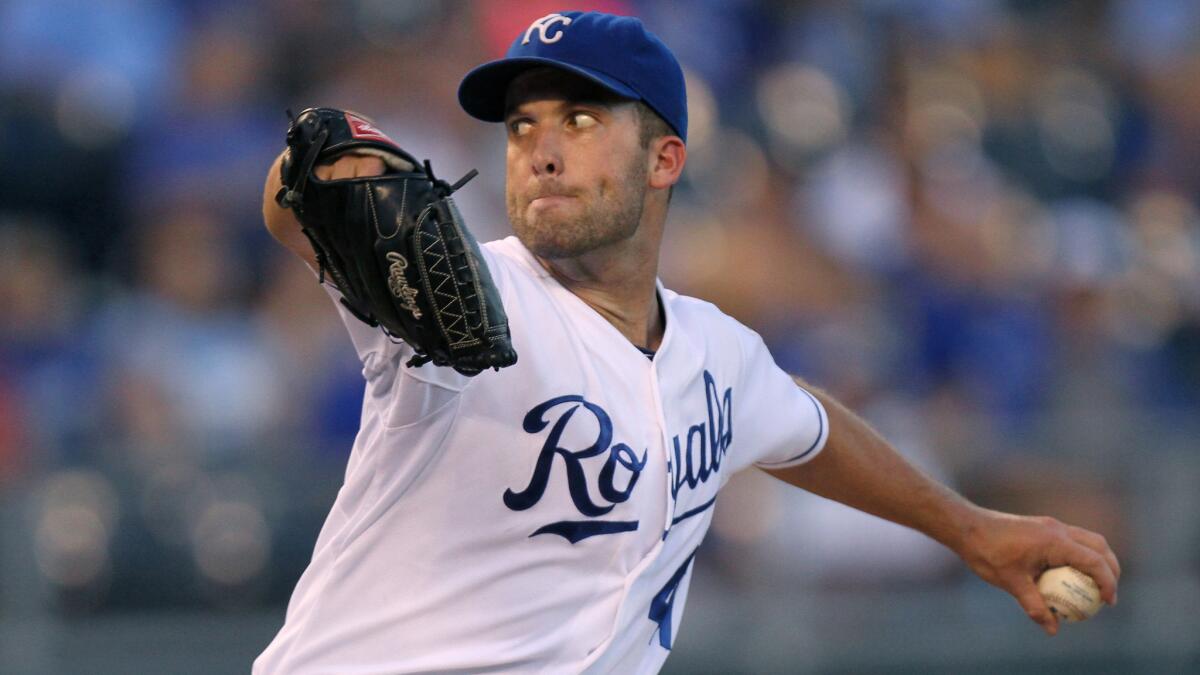 Kansas City Royals starter Danny Duffy will miss his next scheduled start because of a sore shoulder.