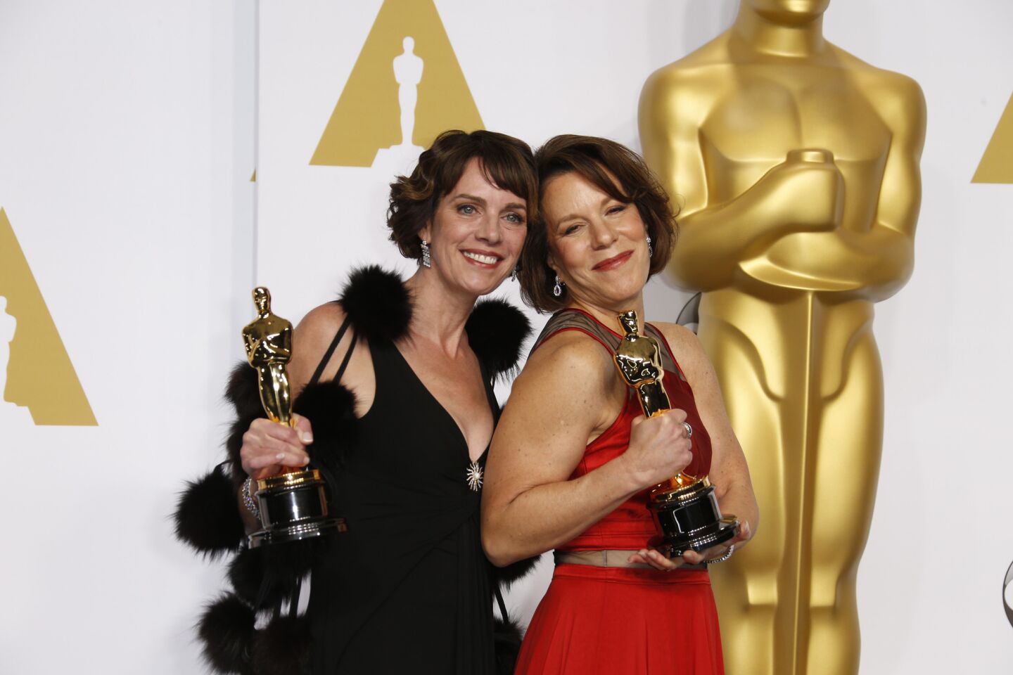 Oscars 2015 winners' room | Dana Perry and Ellen Goosenberg Kent