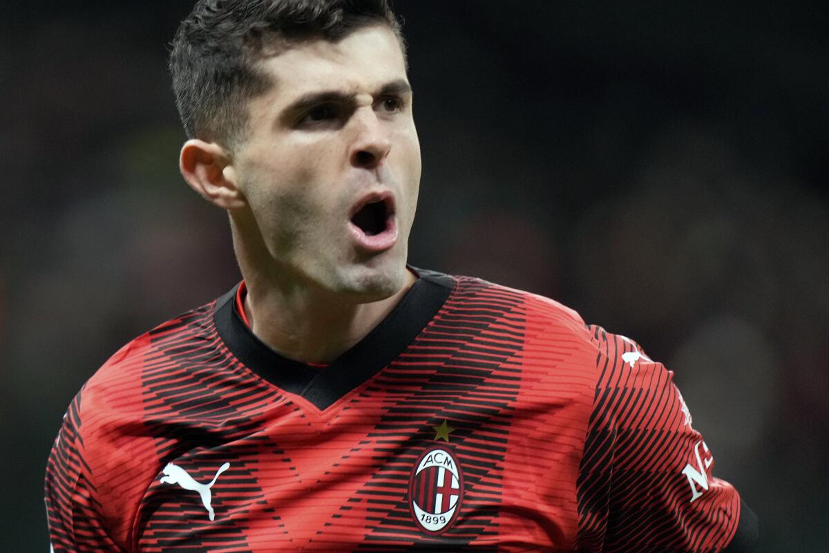 Pulisic scores again as AC Milan beats promoted Frosinone in Serie A - The  San Diego Union-Tribune