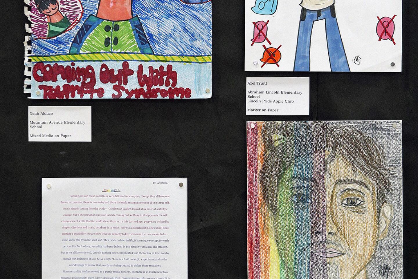 Several Glendale schools, students participate in Pride art showcase
