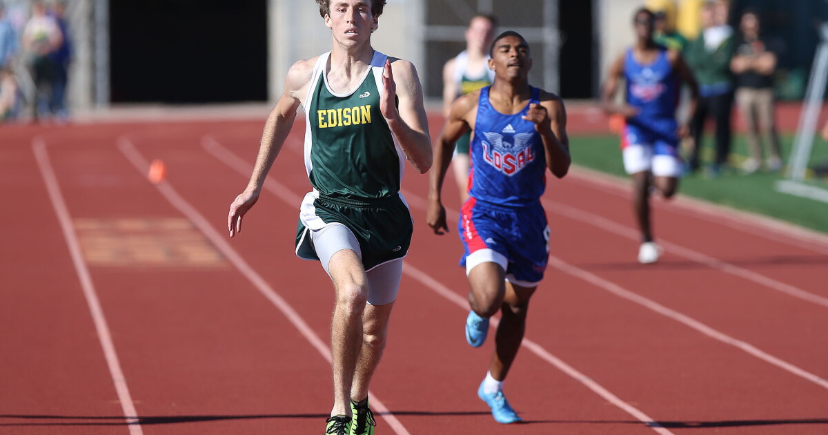 Edison boys' track and field sprints past Los Alamitos Los Angeles Times