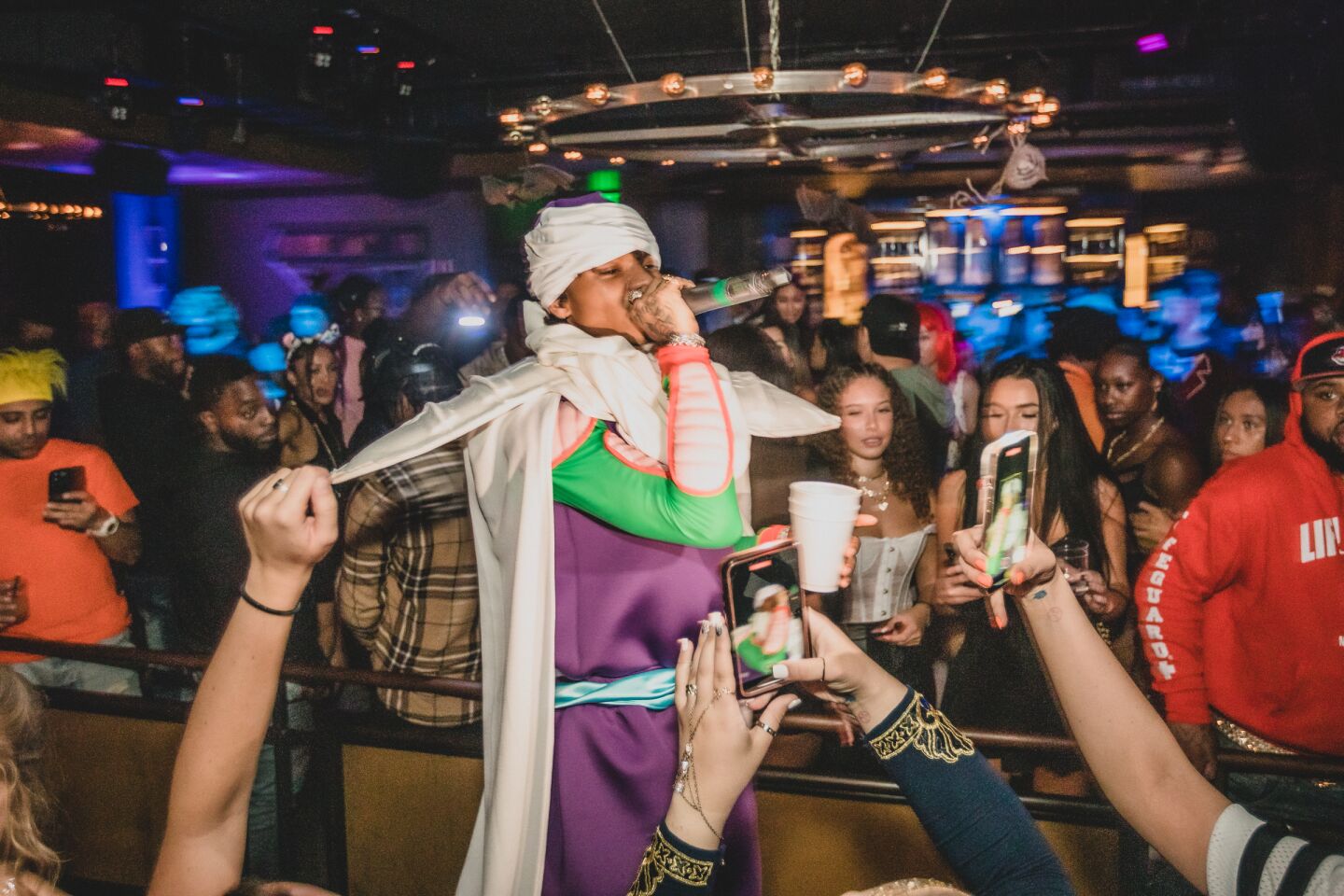 Grammy-nominated rapper Swae Lee put on a show for the crowd at Oxford Social Club on Halloween night, Oct. 31, 2021.