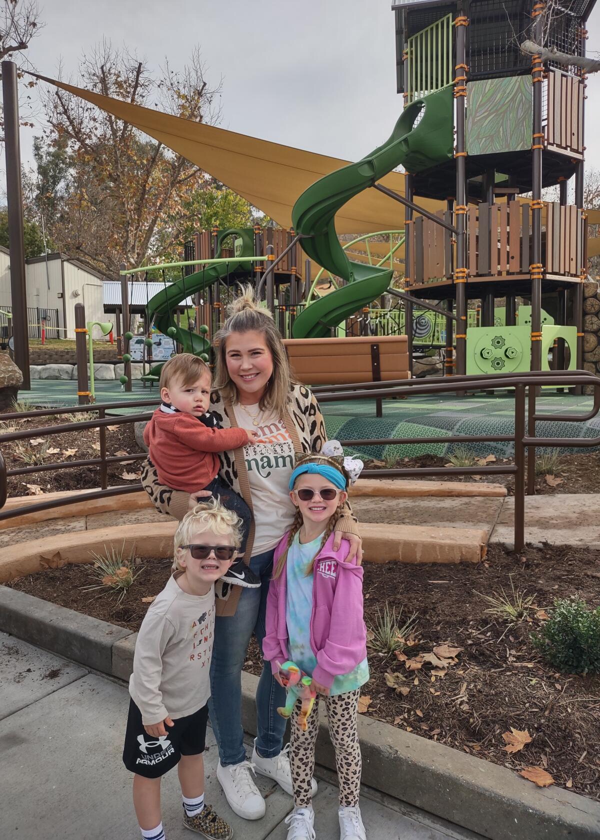 Kids have fun on opening day of Lake Poway's new $1.4M playground