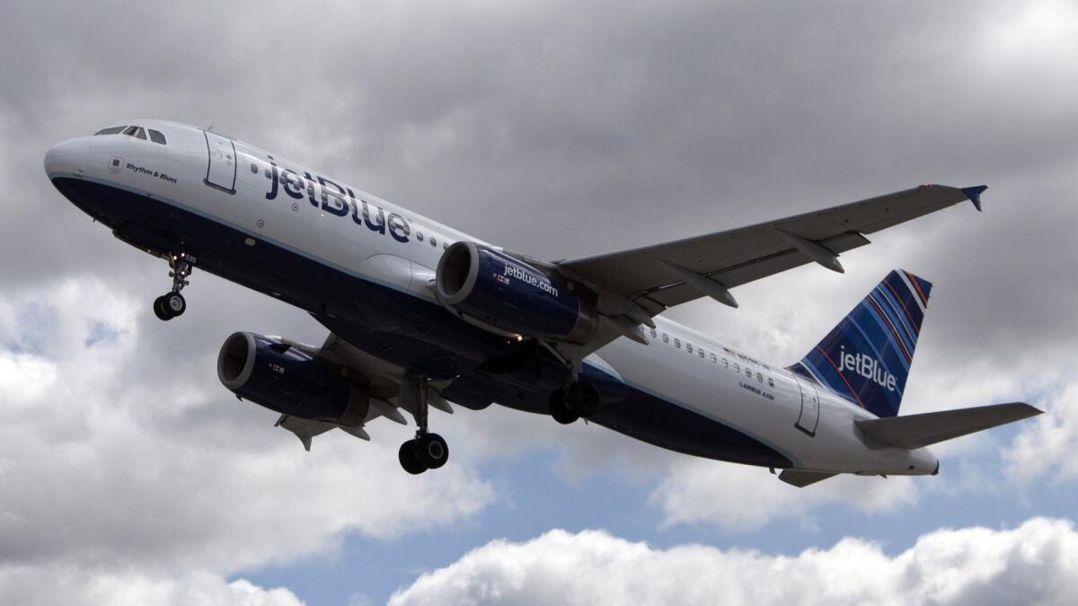JetBlue Airways will add flights to John F. Kennedy International Airport and Boston Logan International Airport from Hollywood Burbank Airport, the airline announced.