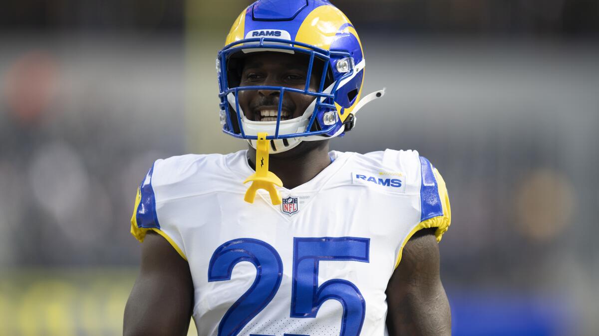 Rams running back Sony Michel prepared if called upon for expanded role