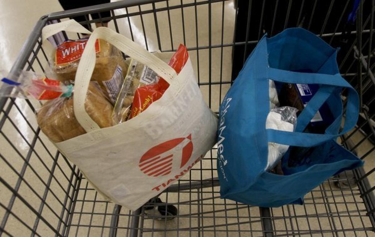A plastic bag ban took effect in the city of Glendale on July 1.