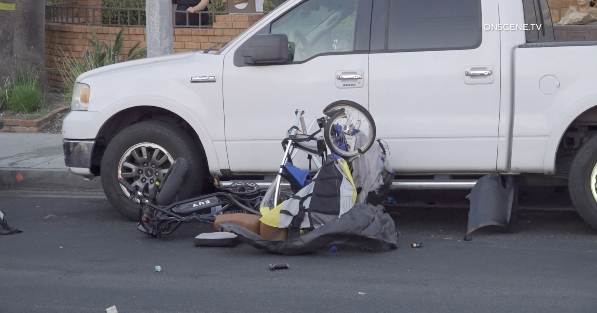 California driver strikes 3 kids, 2 adults on bicycles