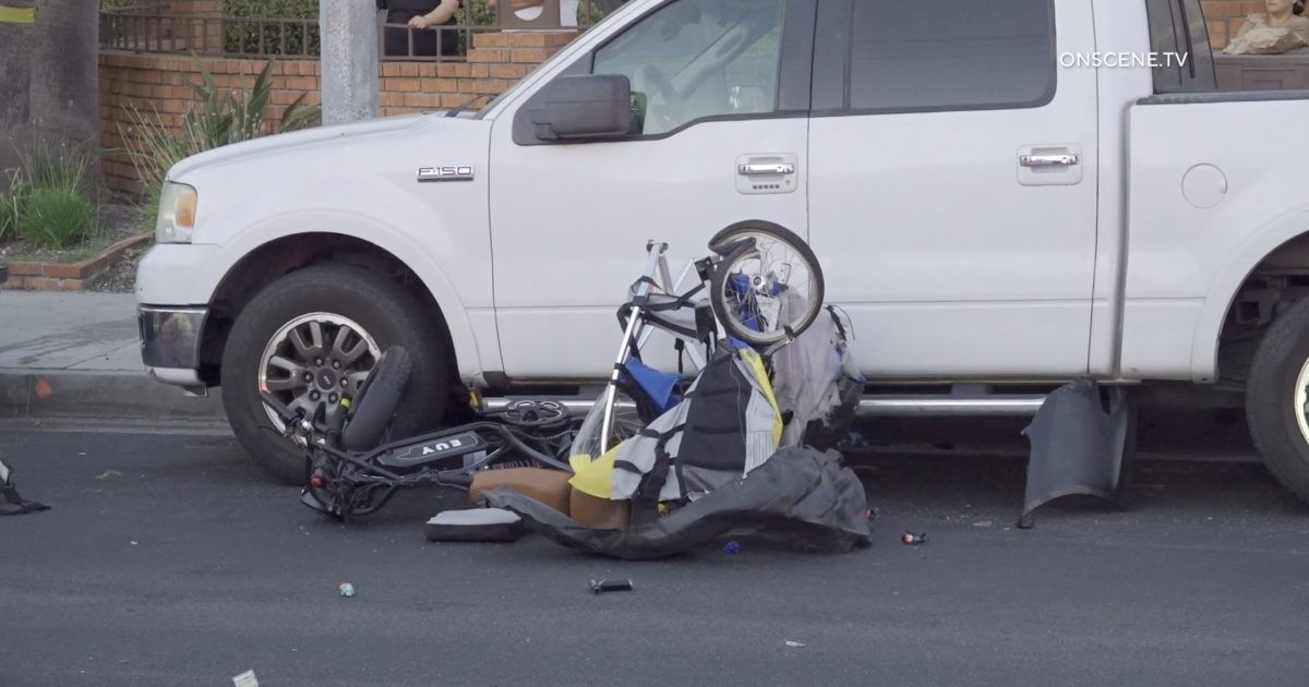 California driver strikes 3 children, 2 adults on bicycles