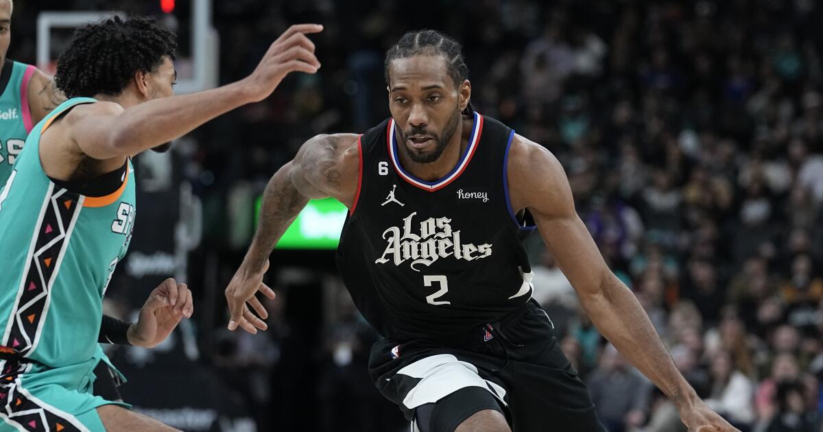 Kawhi Leonard, Clippers first game vs. Victor Wembanyama, Spurs