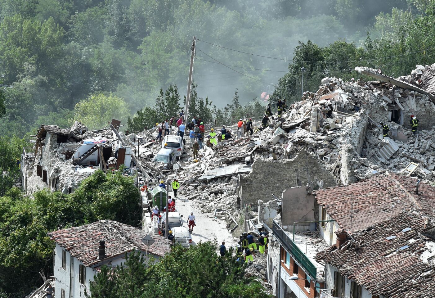 Powerful earthquake in Italy