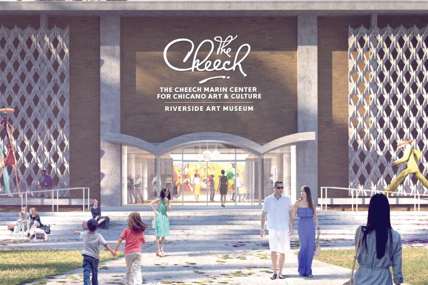 A rendering of the Cheech Marin Center for Chicano Art & Culture