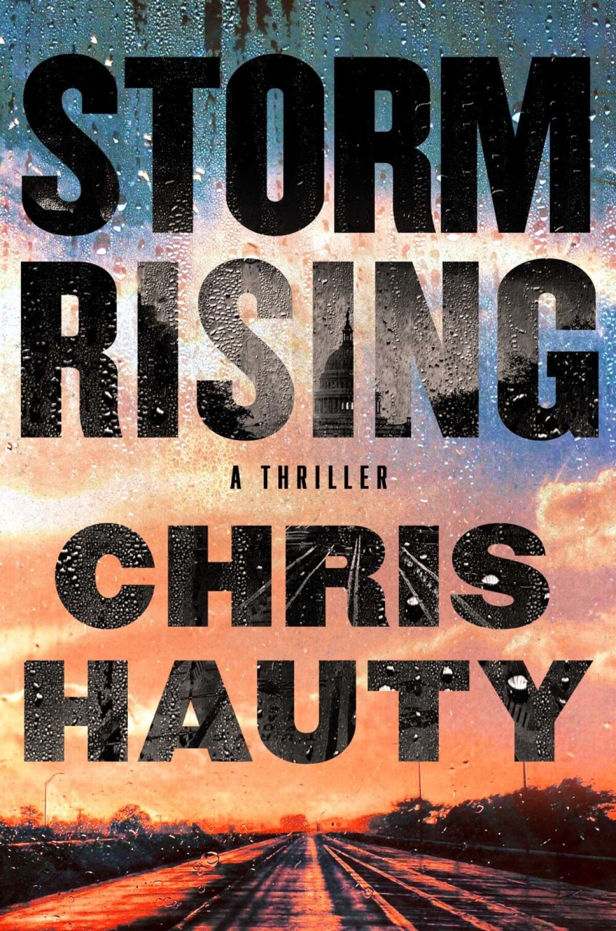 The cover of "Storm Rising" by Chris Hauty