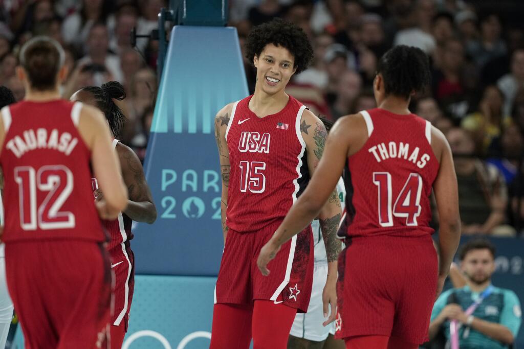 Why Brittney Griner Wept on the Paris Olympic Medals Stand | TIME Is brittney griner banned from the olympics