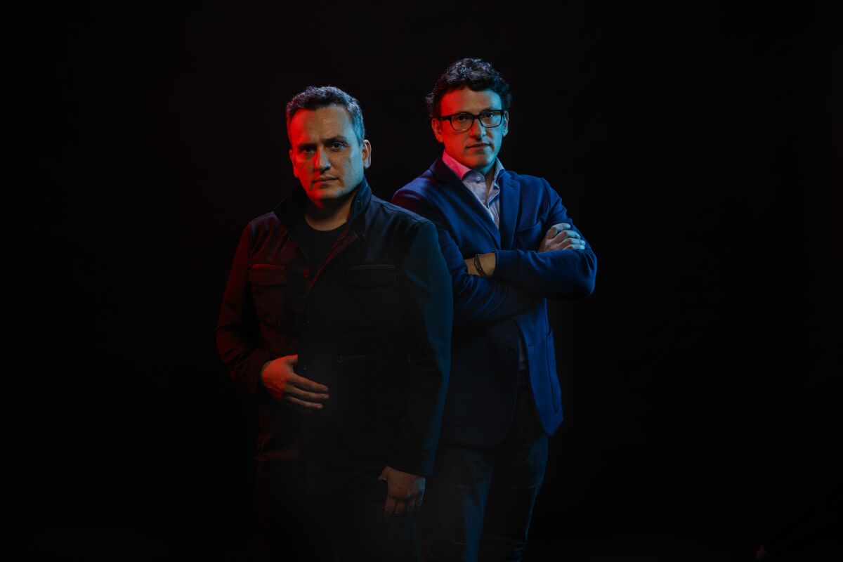 Joe and Anthony Russo, co-founders of AGBO and directors of "Avengers: Endgame." 