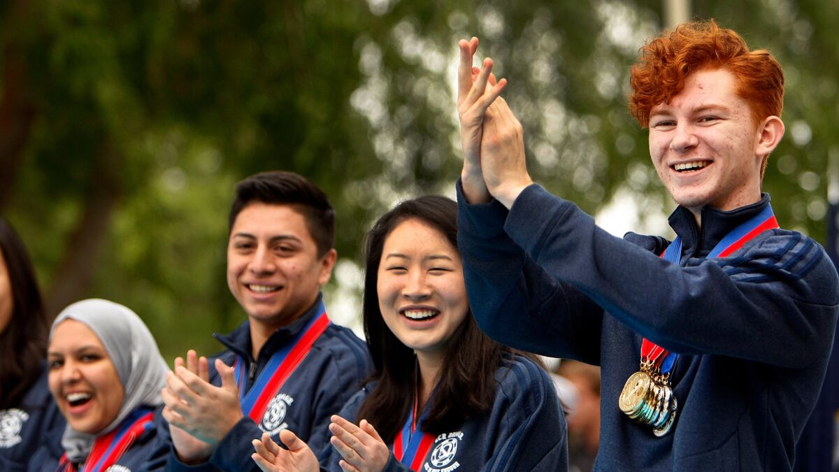In 2014, El Camino Real Charter High students won the national Academic Decathlon. This week, the school received notice that its charter to operate could be revoked.