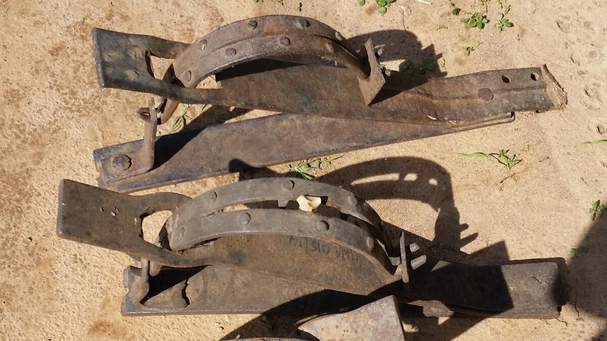 An example of snares used by poachers to trap wildlife in Uganda's Murchison Falls National Park.