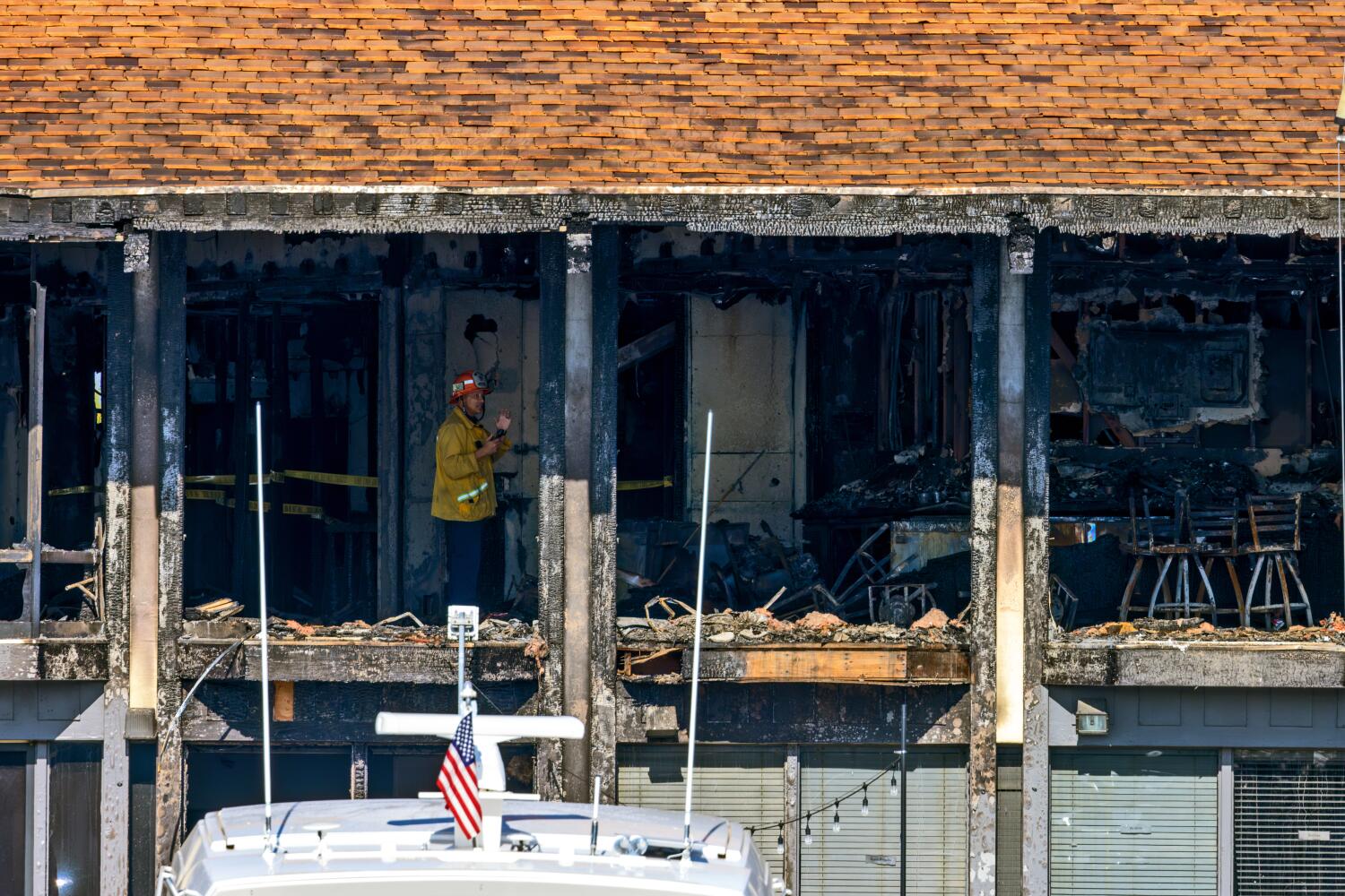 'Nothing left': After California Yacht Club fire, residents mourn loss of a beloved spot