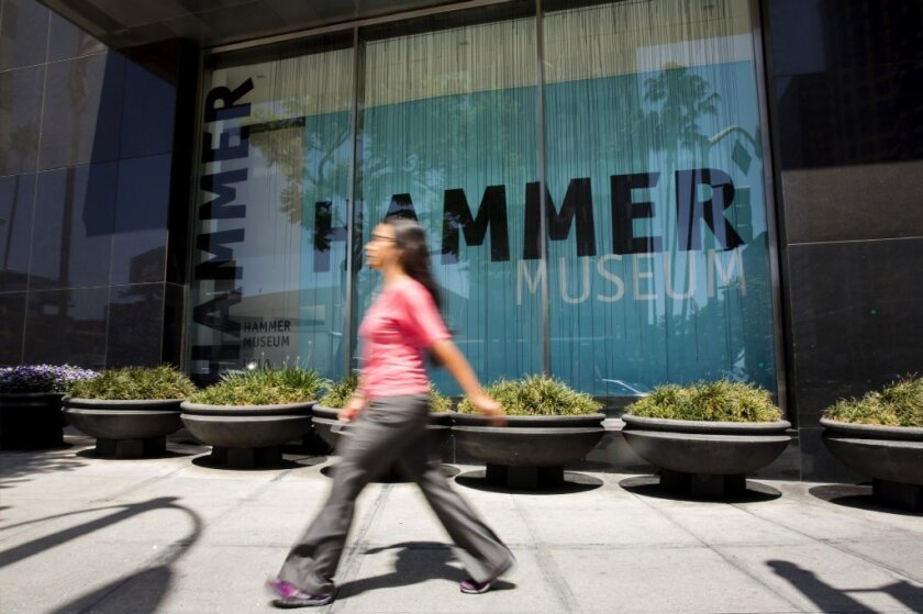 The Hammer Museum in Westwood will start offering free admission on Sunday.