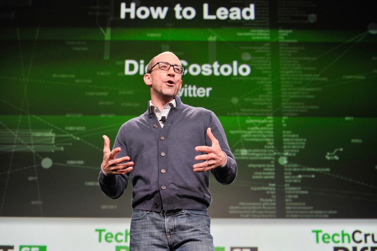 Twitter Chief Executive Dick Costolo at an event in San Francisco in 2013.