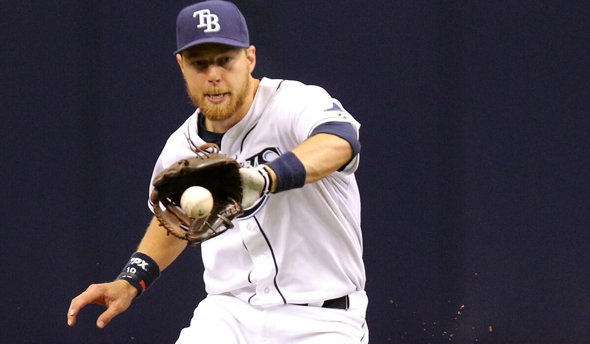 Rays second baseman Ben Zobrist fields the ball during a game against Minnesota Twins last week at Tropicana Field.