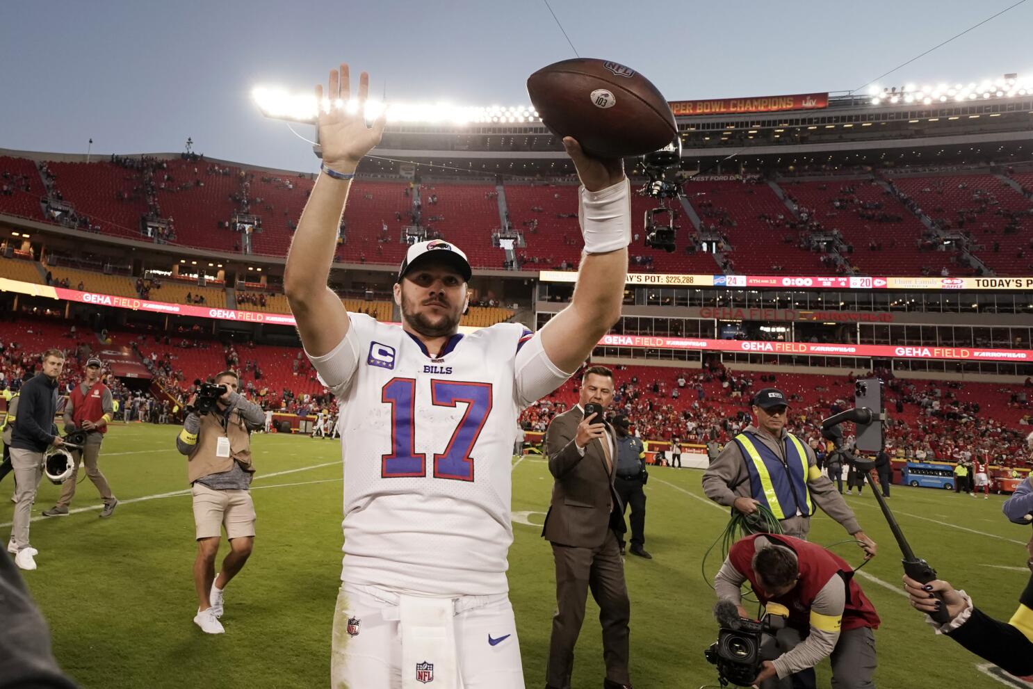 Josh Allen's mega-star turn makes the Bills' playoff loss less painful 