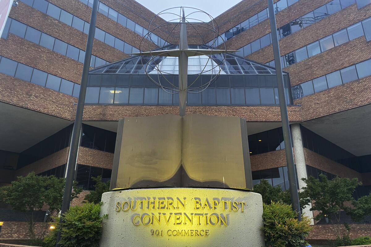 The Southern Baptist Convention headquarters in Nashville, Tenn.