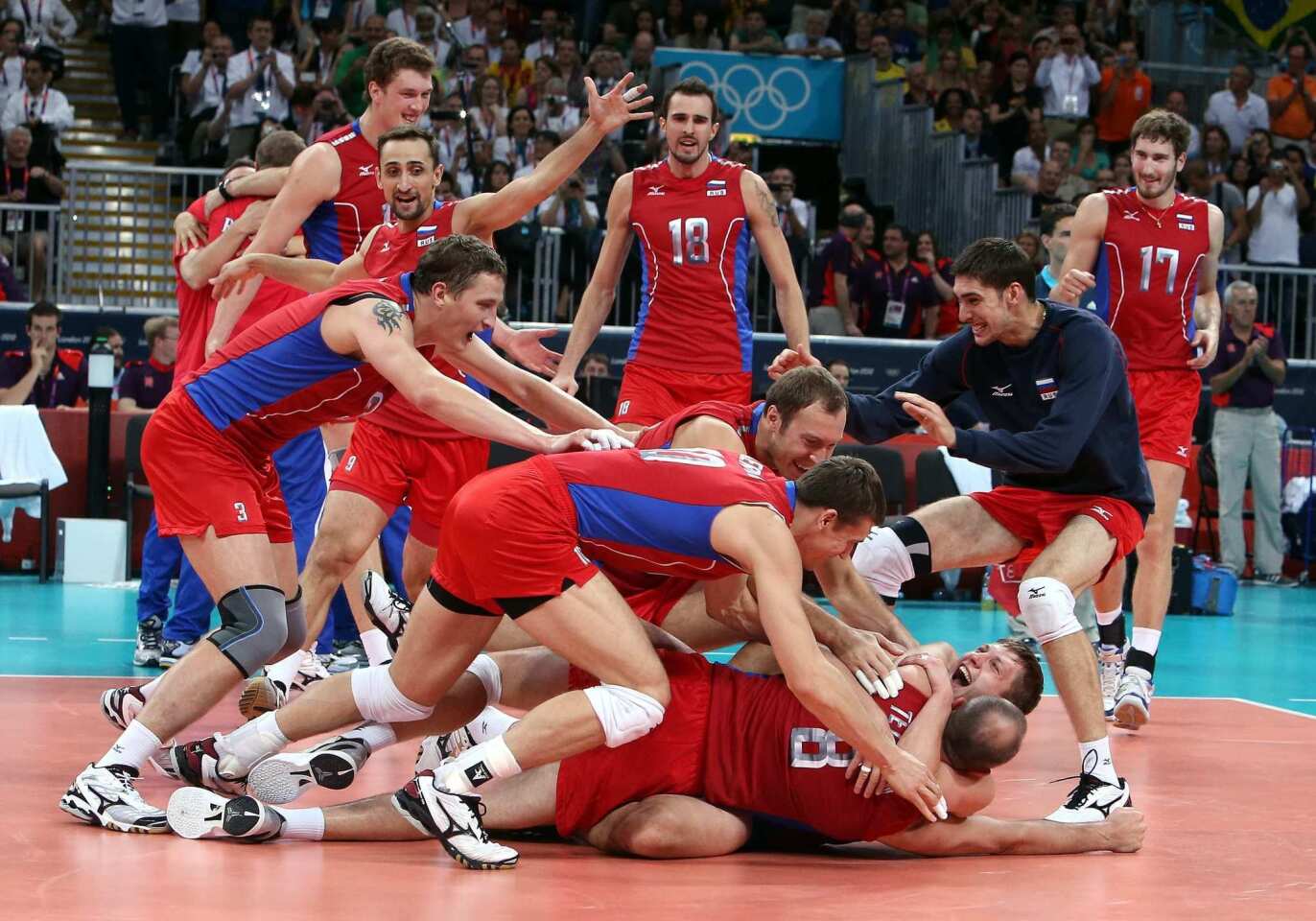 Russia wins volleyball gold