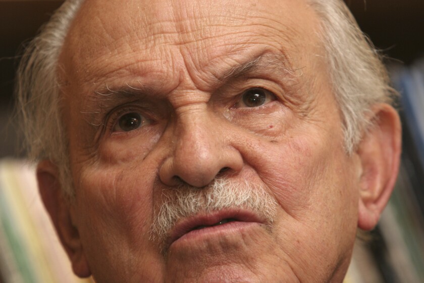 Lorenzo Servitje, founder of international snack and baked-goods empire Grupo Bimbo, is seen during a 2005 interview in Mexico City.