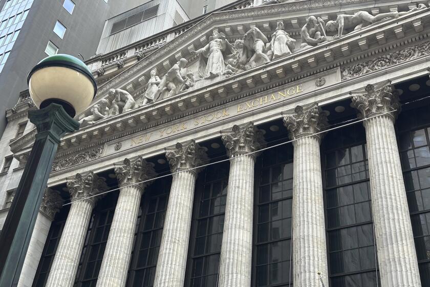 FILE - The New York Stock Exchange is shown on July 10, 2024, in New York. World shares have forged ahead on Thursday, July 11, 2024, after another record-setting rally on Wall Street. (AP Photo/Peter Morgan, File)